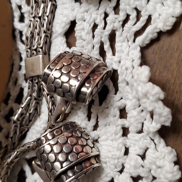 John Hardy Estate Men Cufflinks Sterling Silver JH7 - Picture 2 of 4